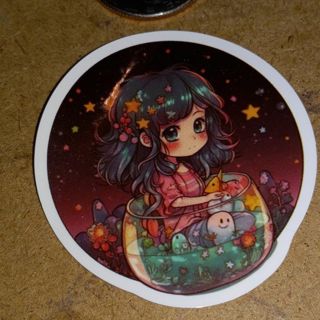 Anime one nice one vinyl sticker no refunds regular mail only Very nice quality!