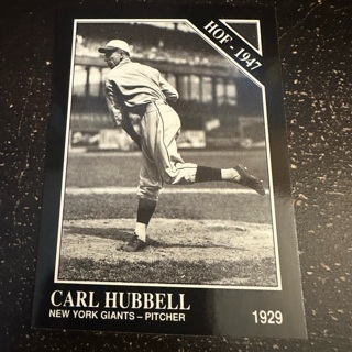 Carl hubbell 