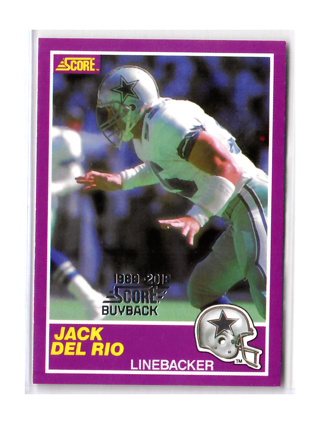 Jack Del Rio - 2019 Score 1989-2019 Buybacks #351S