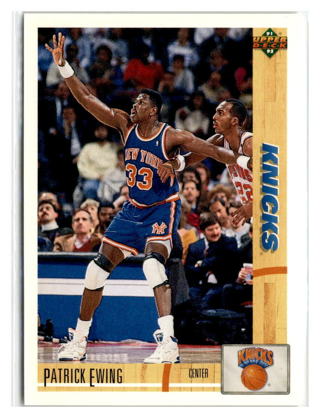 1991-92 Upper Deck #343 Patrick Ewing New York Knicks NBA