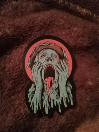 Melting guy sticker #15