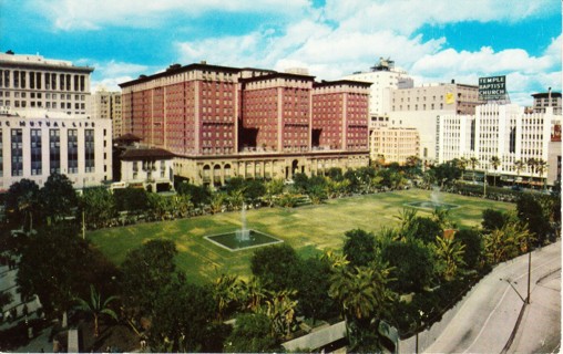 Vintage Postcard Biltmore Hotel, LA, CA