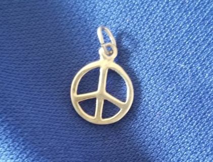 .925 ☆Peace☆ sign charm 1/2 inch