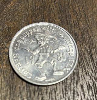 New Orleans Vintage Uncirculated Pinocchio Coin