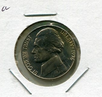 1976 P Jefferson Nickel (Bicentennial Year) B.U.