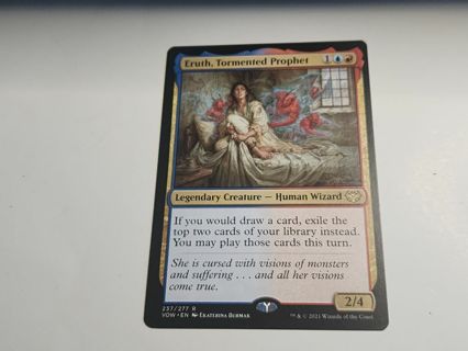 Magic the gathering mtg Eruth Tormented Prophet rare card Crimson Vow