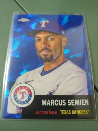 Marcus Semien Topps Chrome Cracked Ice