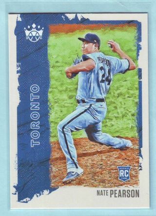 2021 Panini Diamond Kings Nate Pearson ROOKIE Baseball Card # 68 Blue Jays