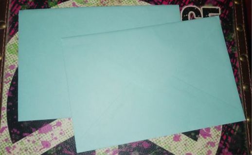 2 Teal Envelopes