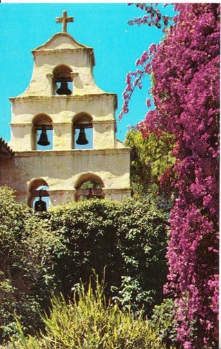 Vintage Postcard Mission San Diego de Alcala, CA