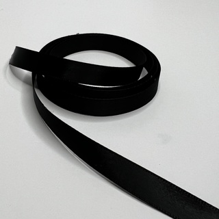 Black 3/8” Wide Satin Ribbon 