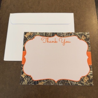 Thank You Card w/Envelope