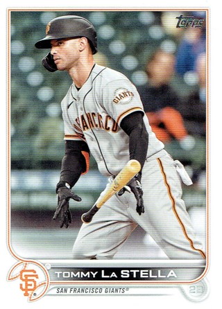 LAST RELIST OR TRASH Topps 2022 Series 1 Collectible MBA Baseball Card #241 Tommy La Stella