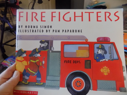 Fire Fighter Scholastic childs book by Norma Simon