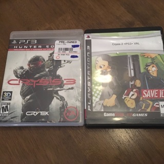 ⭐️ PS3 Limited Edition Crysis 2 AND Crysis 3!!!