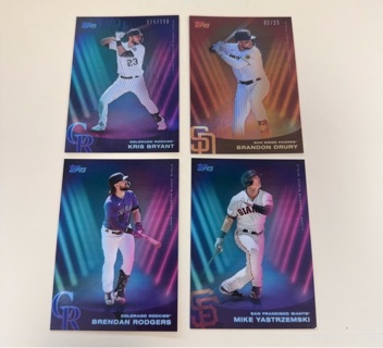 2022 Topps X Steve Aoki’s baseball party lot numbered 