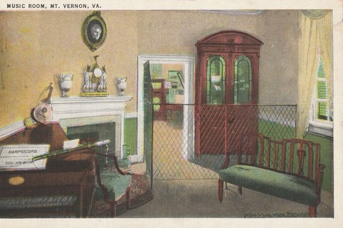 Vintage Unused Postcard: GIN: Home of George Washington, Mount Vernon