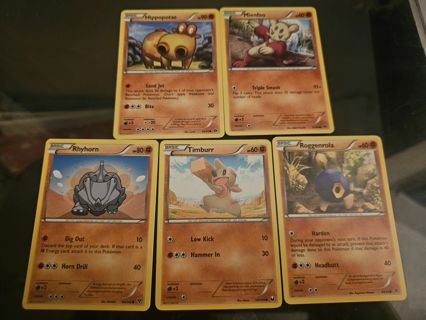 5 pokemon cards