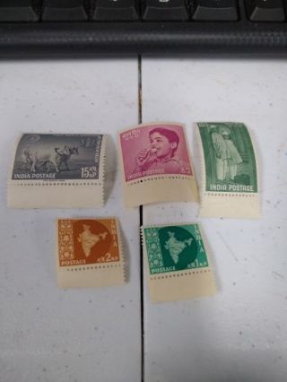 Lot of 5 mnh vintage India stamps