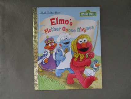 A Little Goldren Book 2017 Elmo's Mother goose Rhymes 