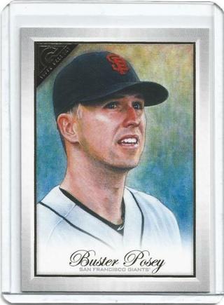 2019 TOPPS GALLERY BUSTER POSEY CARD