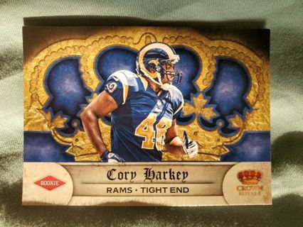 2012 Panini Crown Royale Retail Rookie Cory Harkey