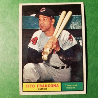 1961 - TOPPS BASEBALL CARD NO. 503 - TITO FRANCONA - INDIANS