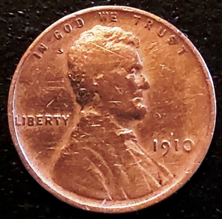 1910-P US Lincoln Small Cent G-VG