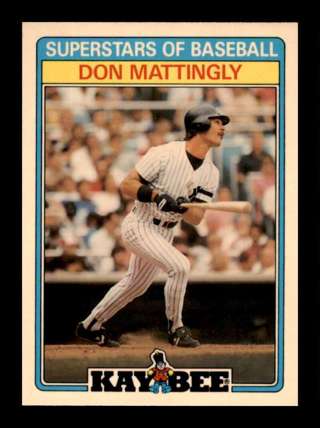 1987 TOPPS KAYBEE DON MATTINGLY SUPERSTARS OF BASEBALL CARD 