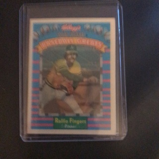 1991 Kellogg’s Rollie Fingers #7