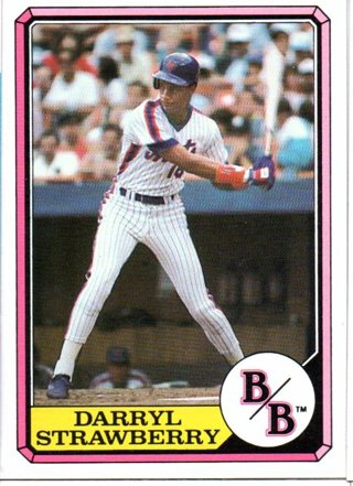 1987 Topps Darryl Strawberry Boardwalk Baseball