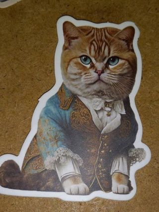 Cat Cute new one vinyl sticker no refunds regular mail only Very nice quality