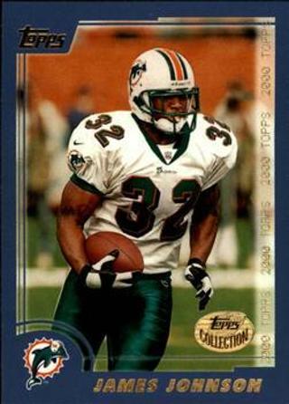 Tradingcard - 2000 Topps - Topps Collection #113 - James Johnson - Miami Dolphins