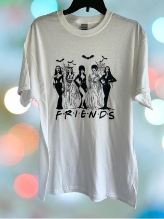 Horror Villains Halloween Friends Gildan Large T-shirt