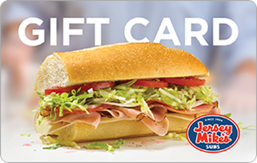Jersey Mike's $5 ecard gift card