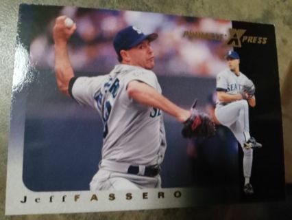 1997 PINNACLE XPRESS JEFF FASSERO SEATTLE MARINERS BASEBALL CARD# 100