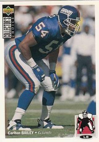 Tradingcard - NFL - 1994 Collector's Choice #340 - Carlton Bailey - New York Giants