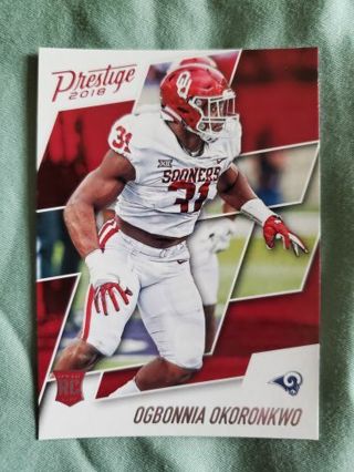 2018 Panini Prestige Rookie Ogbonnia Okoronkwo