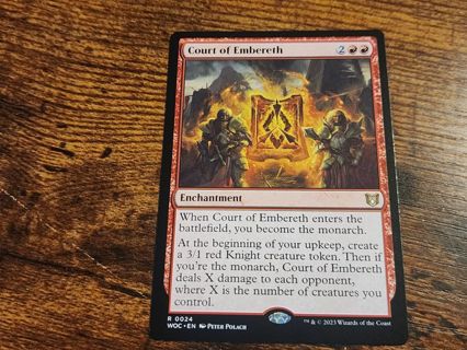 Magic the gathering mtg Court of Embereth rare card Wilds of Eldraine