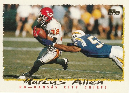 1995 Topps Marcus Allen Kansas City Chiefs #121