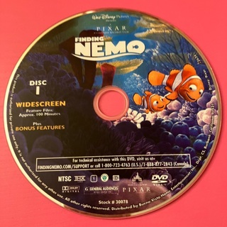 Finding Nemo dvd /no case