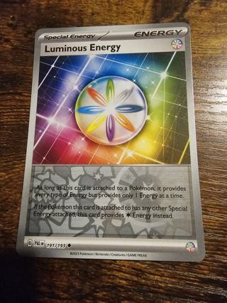 Pokemon Luminous Energy 191/193 reverse holo rare card