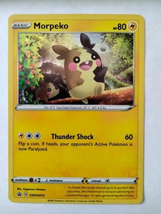 Morpeko swsh 012 rare promo holo pokemon