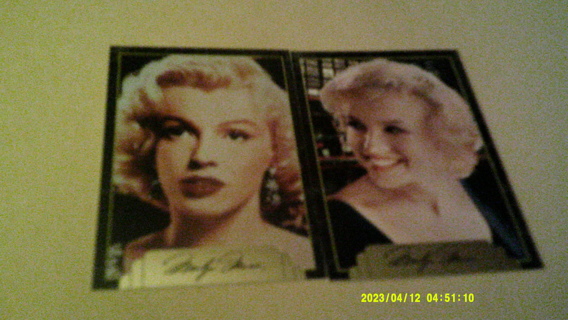 Marilyn Monroe MINT Trading cards in sleeve