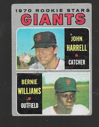 1970 TOPPS GIANTS ROOKIES