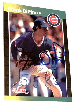 Autograph 1989 Donruss Frank DiPino Cubs #393