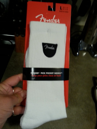 New Fender pick pocket socks