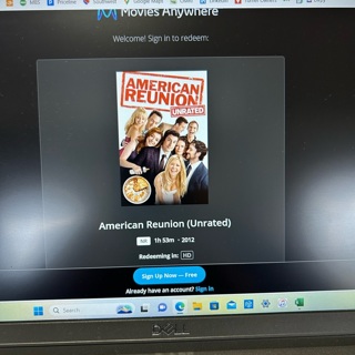 American Reunion, Unrated, Digital HD Movie Code