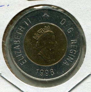 1996 Canada $2.00 "Twoonie"-B.U.