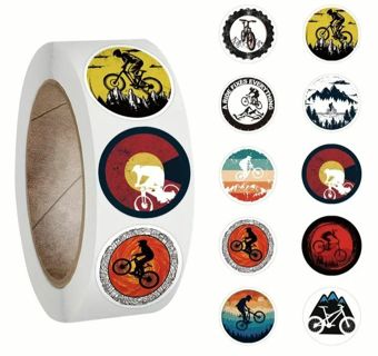 ➡️⭕(10) 1" DIRT BIKE/MOUNTAIN BIKING STICKERS!!